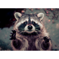 Купить Набор алмазной вышивки Енотик 30 х 40 см (арт. FS457) Купить Набор алмазной вышивки Енотик 30 х 40 см (арт. FS457)