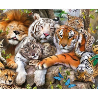 Купить Алмазная вышивка Царство животных 50 х 40 см (арт. FS466) Купить Алмазная вышивка Царство животных 50 х 40 см (арт. FS466)