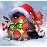 Купить Алмазная мозаика Вестник Нового Года 30 х 30 см (арт. FS676) Купить Алмазная мозаика Вестник Нового Года 30 х 30 см (арт. FS676)