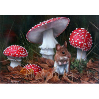 Купить Алмазна мозаїка Хом'як на прогулянці 30 х 40 см (арт. FS789) Купить Алмазна мозаїка Хом'як на прогулянці 30 х 40 см (арт. FS789)