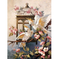 Купить Набор алмазной мозаики Верные попугаи 40 х 50 см (арт. FS794) Купить Набор алмазной мозаики Верные попугаи 40 х 50 см (арт. FS794)