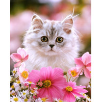 Купить Алмазная вышивка без коробки MyArt Ласковый котенок 40 х 50 см (арт. MA482) Купить Алмазная вышивка без коробки MyArt Ласковый котенок 40 х 50 см (арт. MA482)