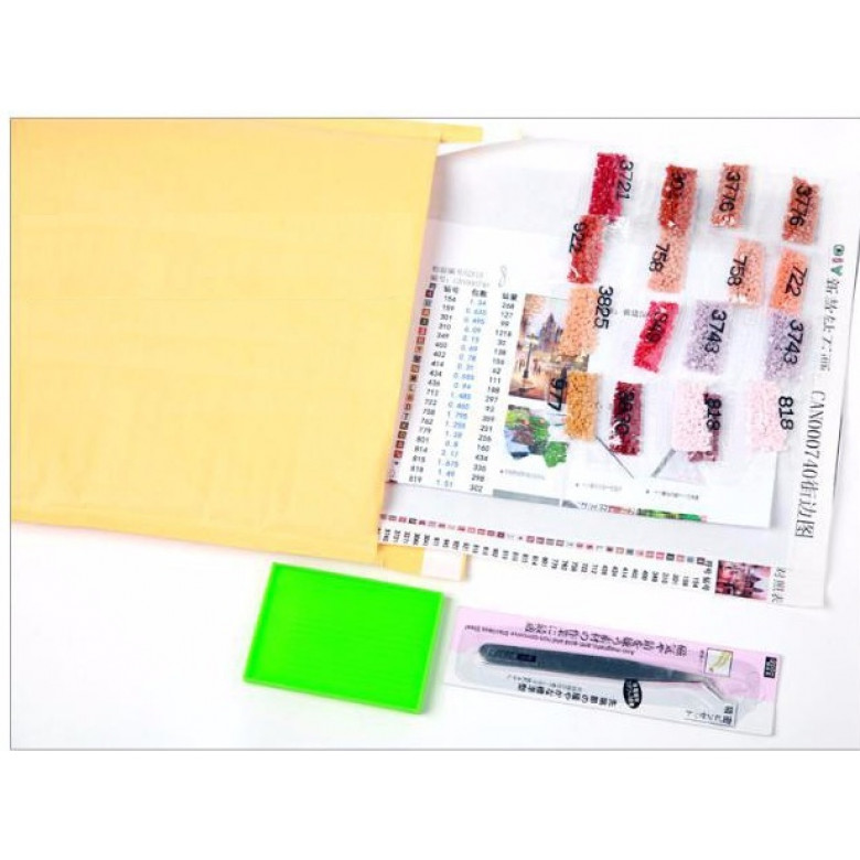 Купить Алмазная вышивка Кот в сумке 30 х 30 см (арт. FS222)