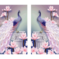 Купить Алмазная вышивка Диптих Пара павлинов KLN 2 х 44 х 24 см (арт. PR728) две картины Купить Алмазная вышивка Диптих Пара павлинов KLN 2 х 44 х 24 см (арт. PR728) две картины