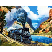 Купить Алмазная вышивка Путешествие на поезде 30х 20 см (арт. FR088) Купить Алмазная вышивка Путешествие на поезде 30х 20 см (арт. FR088)