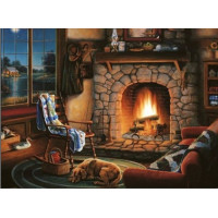 Купить Алмазная вышивка Домашний уют 30 х 40 см (арт. FS012) Купить Алмазная вышивка Домашний уют 30 х 40 см (арт. FS012)