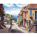 Купить Алмазная мозаика Тихий дворик 40*30 см (арт. FS377)