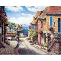 Купить Алмазная мозаика Тихий дворик 40*30 см (арт. FS377) Купить Алмазная мозаика Тихий дворик 40*30 см (арт. FS377)