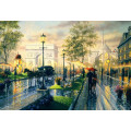 Купить Алмазная мозаика Вечерний город 50*40 см (арт. FS392)