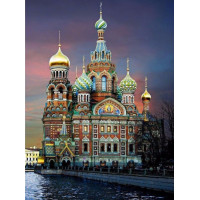 Купить Набор для алмазной мозаики Храм Воскресения Христова (Спас на крови) 50 х 40 см (арт. FS533) Купить Набор для алмазной мозаики Храм Воскресения Христова (Спас на крови) 50 х 40 см (арт. FS533)
