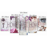 Купить Набор мозаики алмазной модульная Полиптих Любимый дом 100 х 50 см (арт. FS569) Купить Набор мозаики алмазной модульная Полиптих Любимый дом 100 х 50 см (арт. FS569)