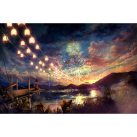 Купить Алмазная вышивка 5D Волшебный вечер 40 х 50 см (арт. FS593) Купить Алмазная вышивка 5D Волшебный вечер 40 х 50 см (арт. FS593)