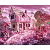 Купить Алмазная мозаика Сладкий домик 50 х 40 см (арт. FS639) Купить Алмазная мозаика Сладкий домик 50 х 40 см (арт. FS639)
