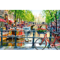 Купить Алмазная мозаика Летний Амстердам 60 х 40 см (арт. FS742) Купить Алмазная мозаика Летний Амстердам 60 х 40 см (арт. FS742)