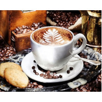 Купить Алмазная вышивка Чашка эспрессо 20 х 20 см (арт. FS083)