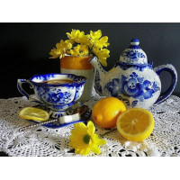 Купить Алмазная вышивка Чаепитие 40 х 30 см (арт. FS105) Купить Алмазная вышивка Чаепитие 40 х 30 см (арт. FS105)