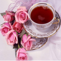 Купить Алмазна вишивка Троянди та чай 30 х 30 см (арт. FS432) Купить Алмазна вишивка Троянди та чай 30 х 30 см (арт. FS432)