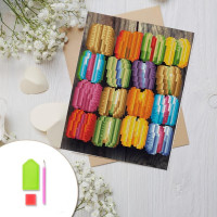 Купить Алмазная вышивка на картоне 20 х 30 см Макаруны (арт. RK006) круглые камни Купить Алмазная вышивка на картоне 20 х 30 см Макаруны (арт. RK006) круглые камни