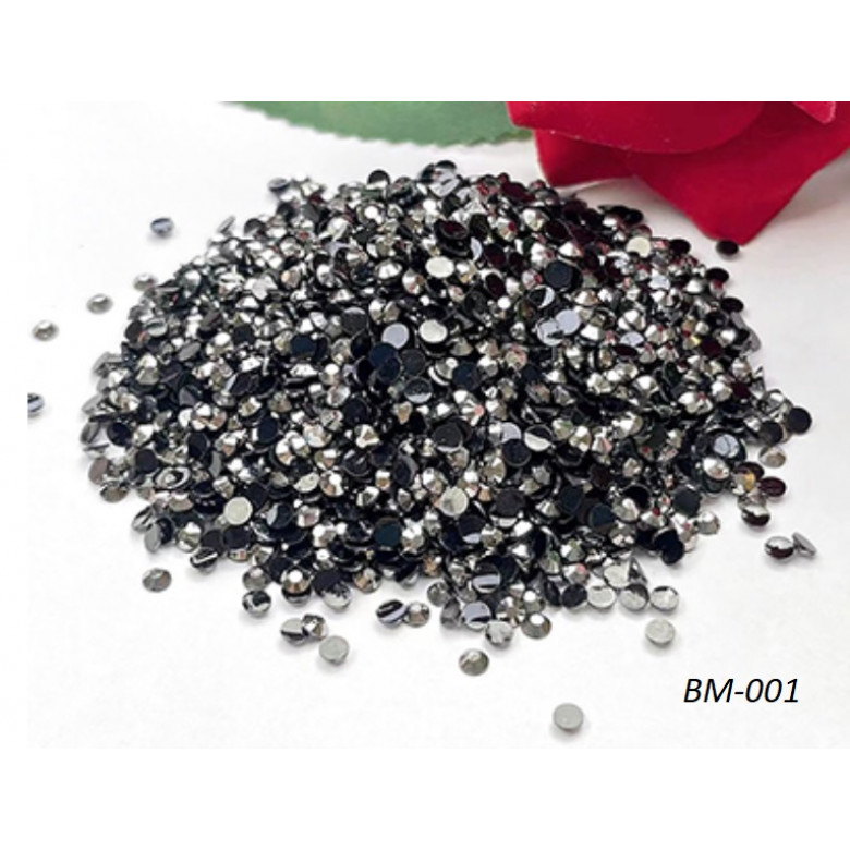 Купить Мишка с алмазными стразами 21 см (арт. BM-001) черный