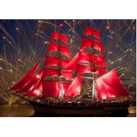 Купить Алмазная вышивка Любовь на алых парусах 30 х 40 см (арт. FR455) Купить Алмазная вышивка Любовь на алых парусах 30 х 40 см (арт. FR455)