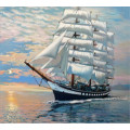 Купить Набор алмазной мозаики Корабль в море 20*25 см (арт. FS021)