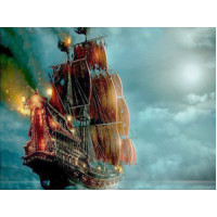 Купить Алмазная вышивка Корабль в ночи 40 х 30 см (арт. FS267) Купить Алмазная вышивка Корабль в ночи 40 х 30 см (арт. FS267)