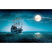 Купить Набор алмазной мозаики Ночь в море 50 х 40 см (арт. FS273) Купить Набор алмазной мозаики Ночь в море 50 х 40 см (арт. FS273)