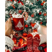 Купить Алмазная вышивка на подрамнике Рождество дома 40 х 50 см (арт. TN1227) Купить Алмазная вышивка на подрамнике Рождество дома 40 х 50 см (арт. TN1227)