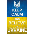 Купить Алмазная вышивка на подрамнике 30 х 50 см Успокойся и верь в Украину (арт. TN1205)