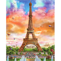 Купить Алмазная вышивка круглые стразы 40 х 50 см на подрамнике Любимый Париж (арт. AR-3107) без коробки Купить Алмазная вышивка круглые стразы 40 х 50 см на подрамнике Любимый Париж (арт. AR-3107) без коробки