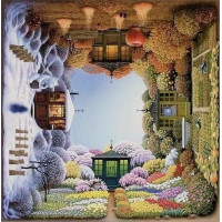 Купить Набор алмазной вышивки DIY Времена года 30 х 30 см (арт. FR099) Купить Набор алмазной вышивки DIY Времена года 30 х 30 см (арт. FR099)