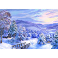 Купить Набор алмазной вышивки Зимняя сказка 30 х 40 см (арт. FR436)