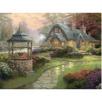 Купить Алмазная вышивка Лесной домик 50*40 см (арт. FS464) Купить Алмазная вышивка Лесной домик 50*40 см (арт. FS464)