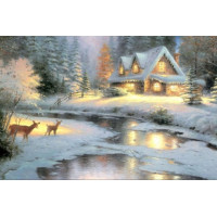 Купить Комплект алмазной вышивки Родной сердцу дом 60 х 40 см (арт. FS278) Купить Комплект алмазной вышивки Родной сердцу дом 60 х 40 см (арт. FS278)