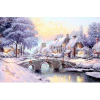 Купить Алмазная вышивка Первый снег 30 х 40 см (арт. FS297) Купить Алмазная вышивка Первый снег 30 х 40 см (арт. FS297)
