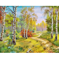 Купить Комплект алмазной вышивки Родной сердцу лес 50 х 40 см (арт. FS298) Купить Комплект алмазной вышивки Родной сердцу лес 50 х 40 см (арт. FS298)