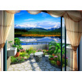 Купить Алмазная мозаика Прекрасный вид с террасы 40*30 см (арт. FS348)