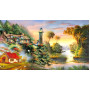 Купить Алмазная мозаика Солнечный маяк 45*30 см (арт. FS349)