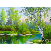 Купить Алмазная вышивка Весна пришла DIY 30 х 40 см (арт. FS422) Купить Алмазная вышивка Весна пришла DIY 30 х 40 см (арт. FS422)