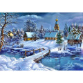 Купить Вышивка стразами Зимняя сказка 30 х 40 см (арт. FS662)