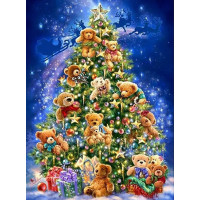 Купить Алмазная вышивка квадратные камни Рождество приходит 40 х 30 см (арт. FS681) Купить Алмазная вышивка квадратные камни Рождество приходит 40 х 30 см (арт. FS681)