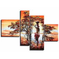 Купить Набор мозаики алмазной модульная Полиптих Африка 80 х 41 см (арт. FS790) Купить Набор мозаики алмазной модульная Полиптих Африка 80 х 41 см (арт. FS790)