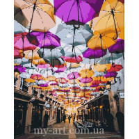 Купить Алмазная вышивка на подрамнике Дорога под зонтиками 40 х 50 см (арт. TN1167) Купить Алмазная вышивка на подрамнике Дорога под зонтиками 40 х 50 см (арт. TN1167)