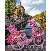 Купить Алмазная вышивка 40 х 50 см на подрамнике Улочками Амстердама (арт. TN1195) Купить Алмазная вышивка 40 х 50 см на подрамнике Улочками Амстердама (арт. TN1195)