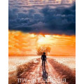 Купить Алмазная мозаика 50 х 40 см Украинский воин защитник(арт. TN1204)