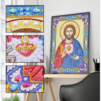 Купить Алмазная мозаика 5D Господь Наш 34 х 24 см (арт. PR1203) Купить Алмазная мозаика 5D Господь Наш 34 х 24 см (арт. PR1203)