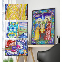 Купить Алмазная мозаика 5D Святая ночь 34 х 24 см (арт. PR1221) Купить Алмазная мозаика 5D Святая ночь 34 х 24 см (арт. PR1221)