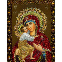 Купить Алмазна вишивка Феодорівська Ікона 34 х 24 см (арт. PR555) Купить Алмазна вишивка Феодорівська Ікона 34 х 24 см (арт. PR555)