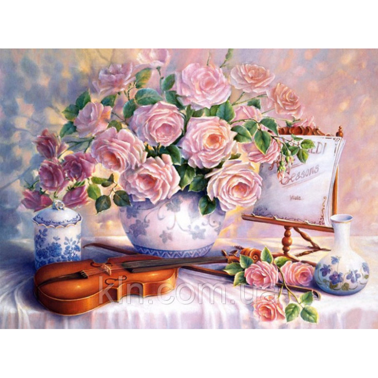 Купить Алмазная выкладка Чувственные розы MyArt 40 х 50 см (арт. FS694)
