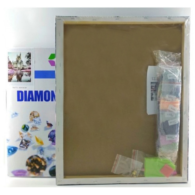 Купить Алмазная вышивка 40 х 50 см на подрамнике Пионы и книги (арт. TN1192)